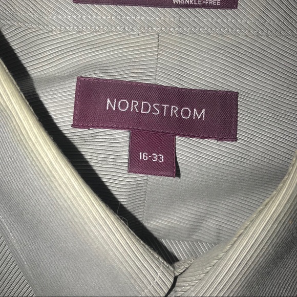 [Grey] Nordstrom smart wrinkle free button shirt - Picture 4 of 5
